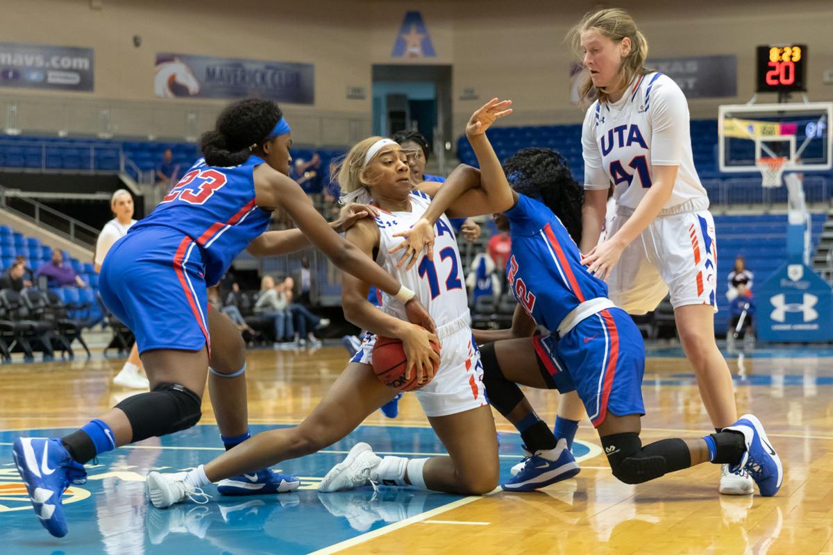 Photos: Lady Mavericks outpace Southern Methodist University Mustangs