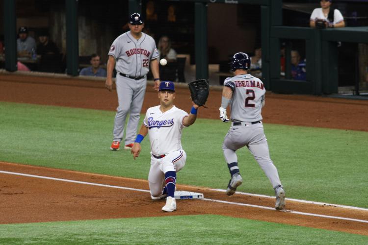 Astros come out victorious over the Rangers