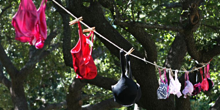 Bras on the Bridge' campaign helps raise breast cancer awareness