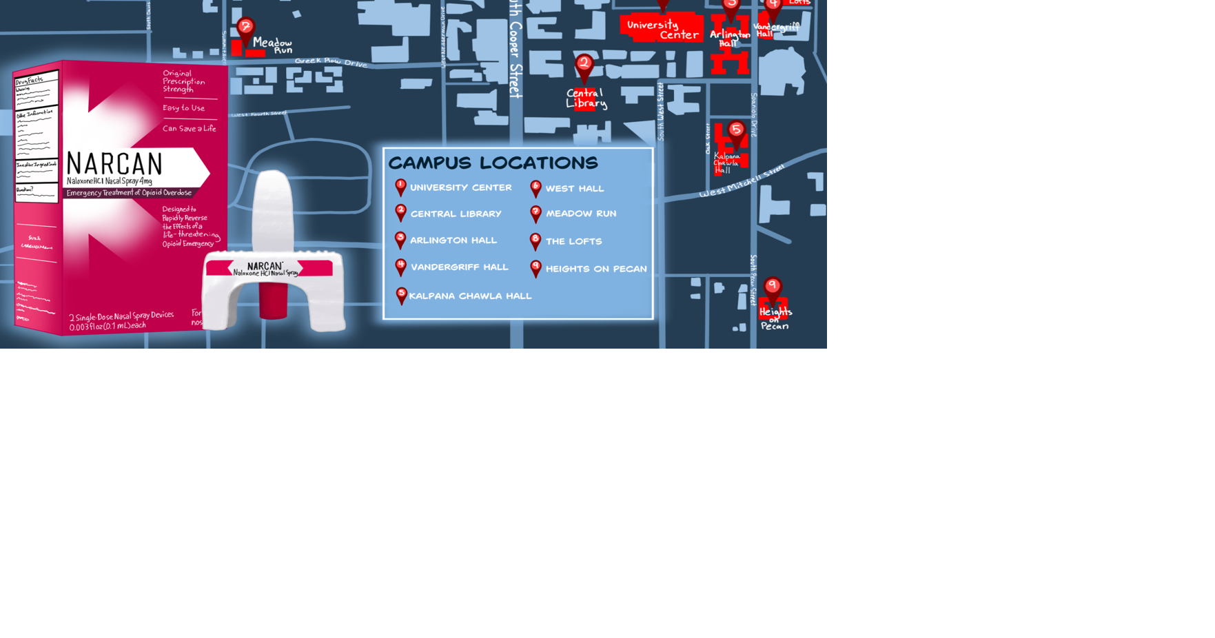 'It could save someone’s life': UTA's Narcan cabinets provide free ...