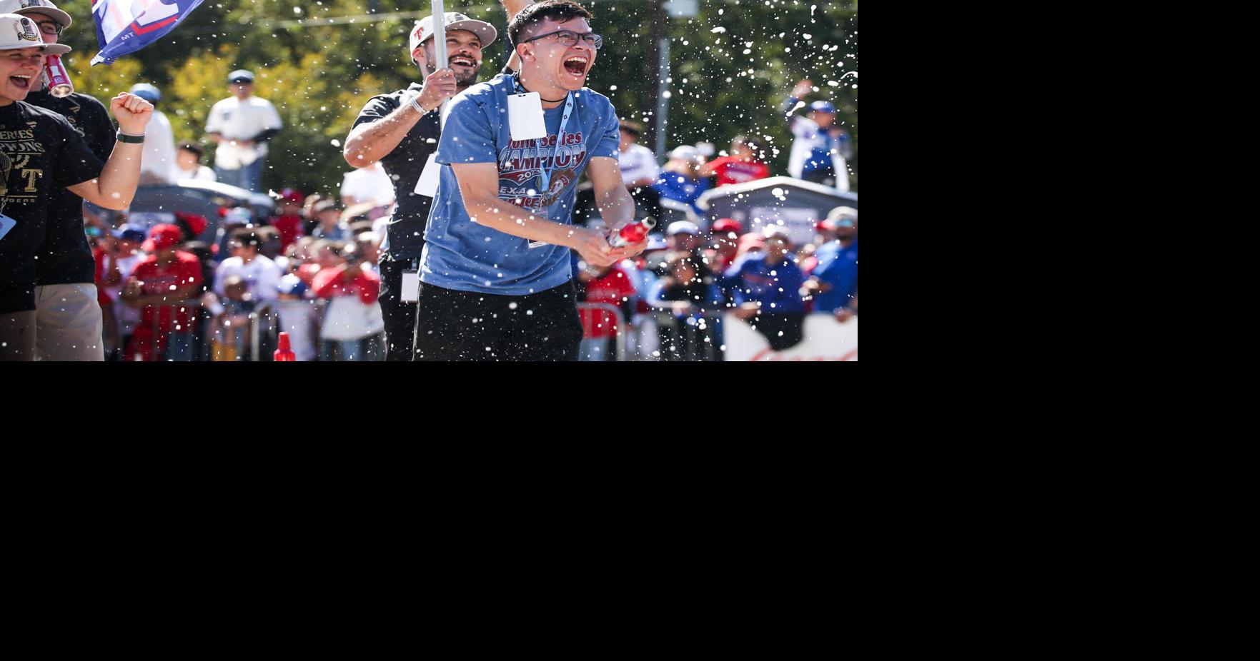 Photos: Texas Rangers' World Series Victory Parade draws large crowds ...