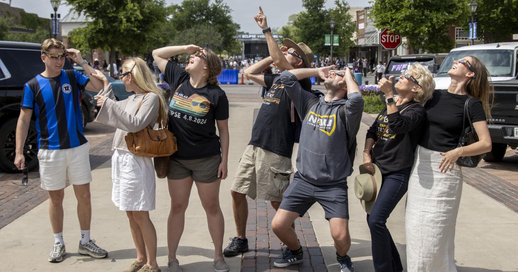 The Visitors: Family travels 5,000 miles for Ennis eclipse - Vimarsana News