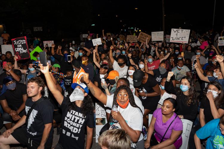 Photos: Protesters march in downtown Dallas demanding justice for black victims of police brutality