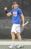 Photos: Men's tennis picks up a win and loss over the weekend