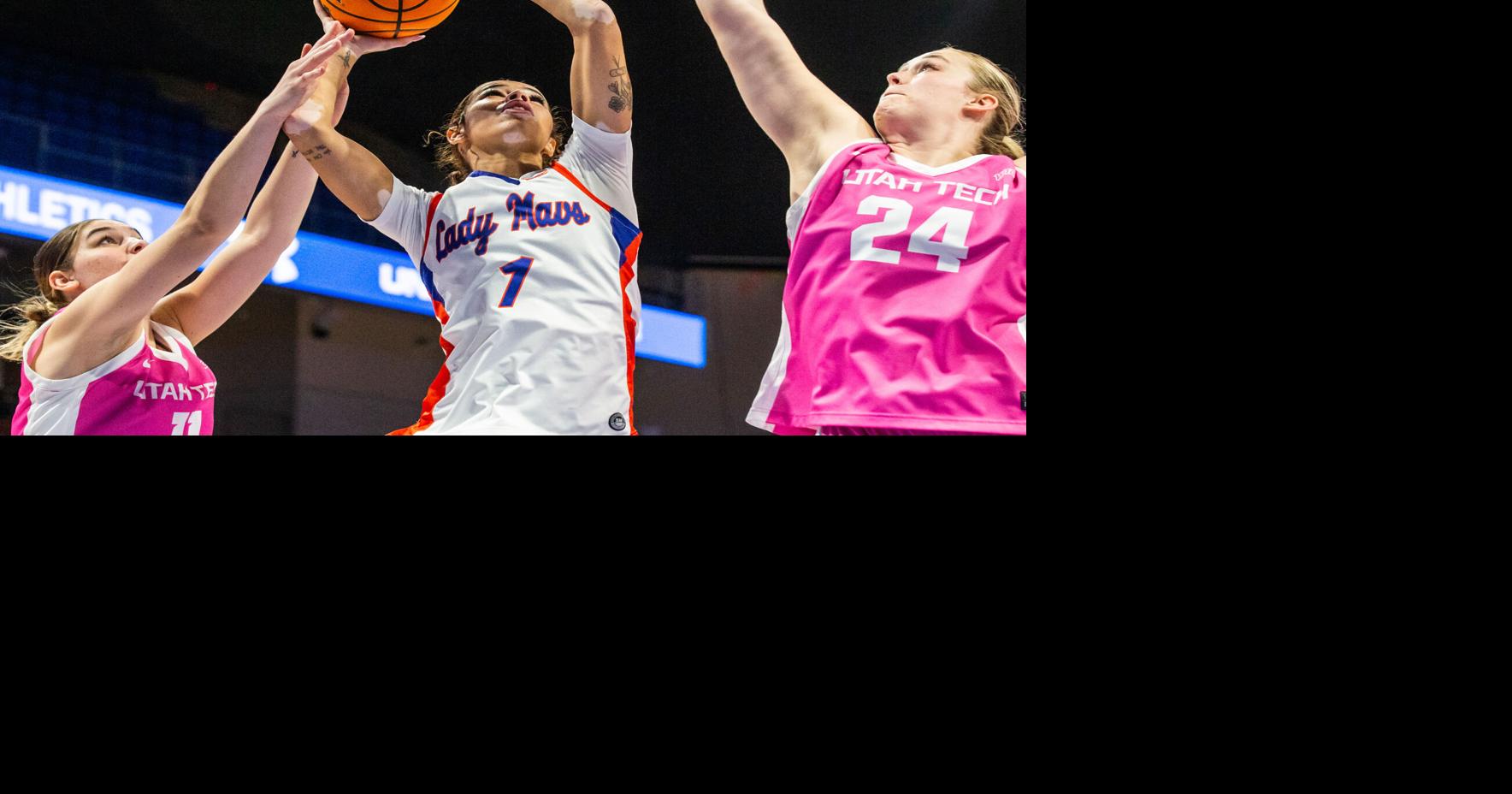 UT Arlington women's basketball snaps losing streak with 84-78 double overtime win against Utah Tech University