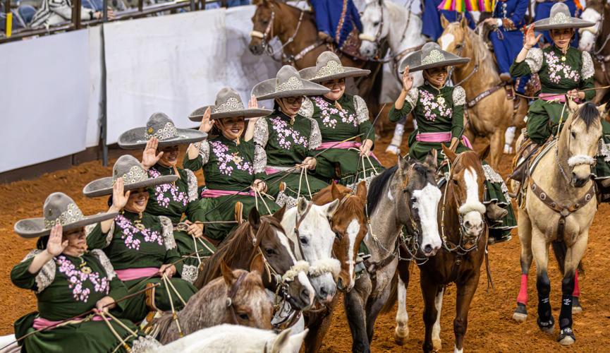 Escaramuza riders bring Mexican culture to the Fort Worth Stock Show ...