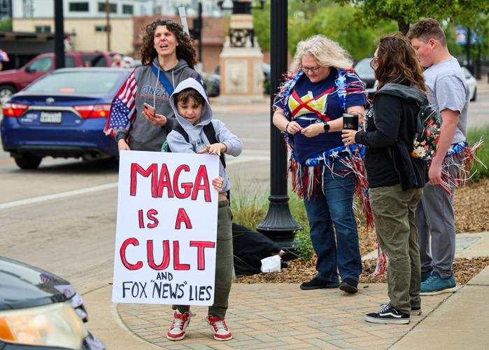 Hundreds protest in Arlington as part of third nationwide ‘No Kings ...
