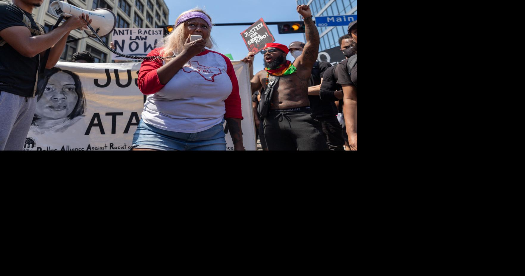 Photos: Hundreds flood downtown Dallas to rally against racial ...
