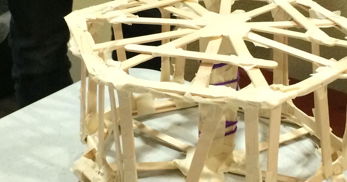 Popsicle stick tower competition encourages socializing, Life +  Entertainment