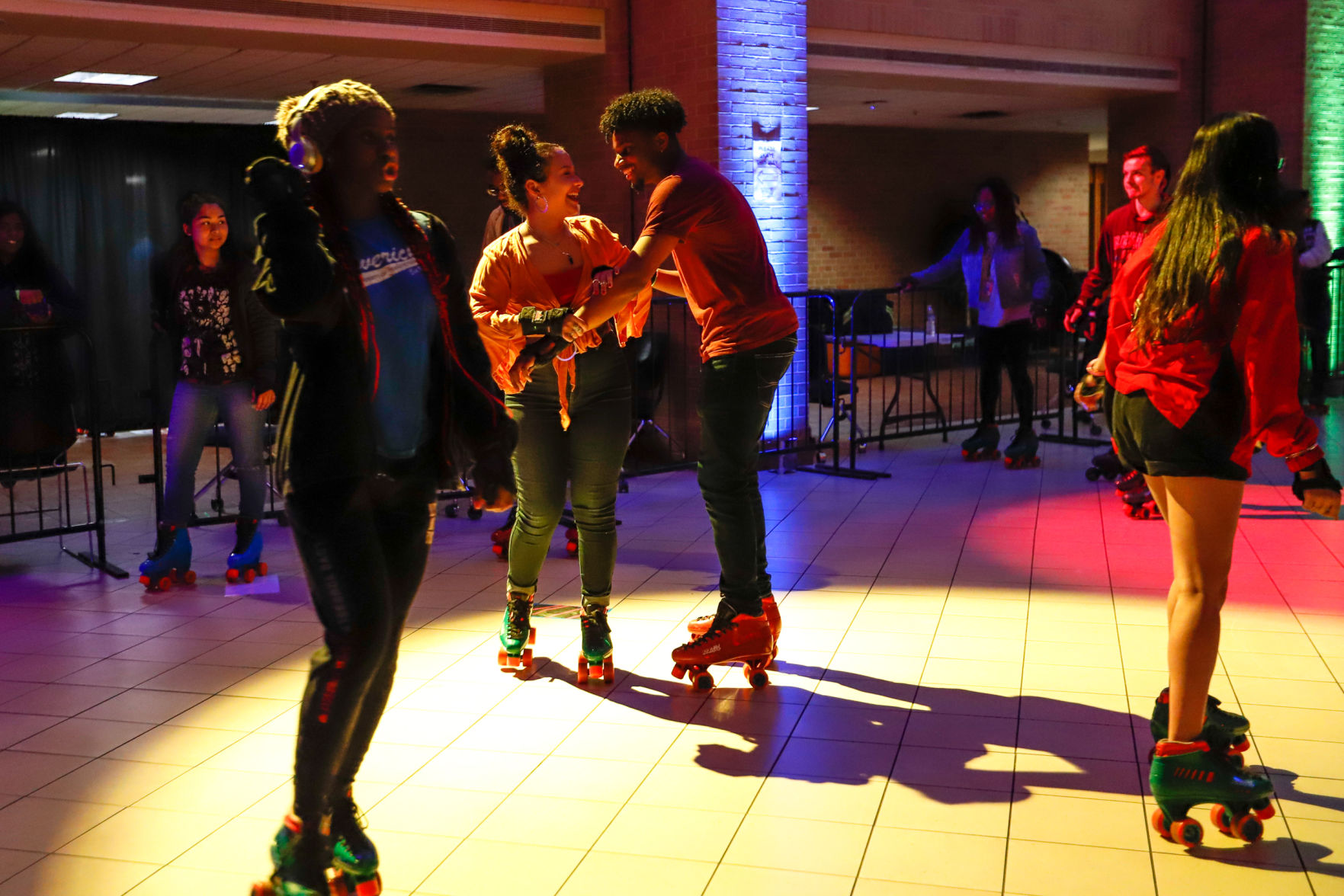 Photos EXCEL turns the UC Palo Duro Lounge into a roller rink for its