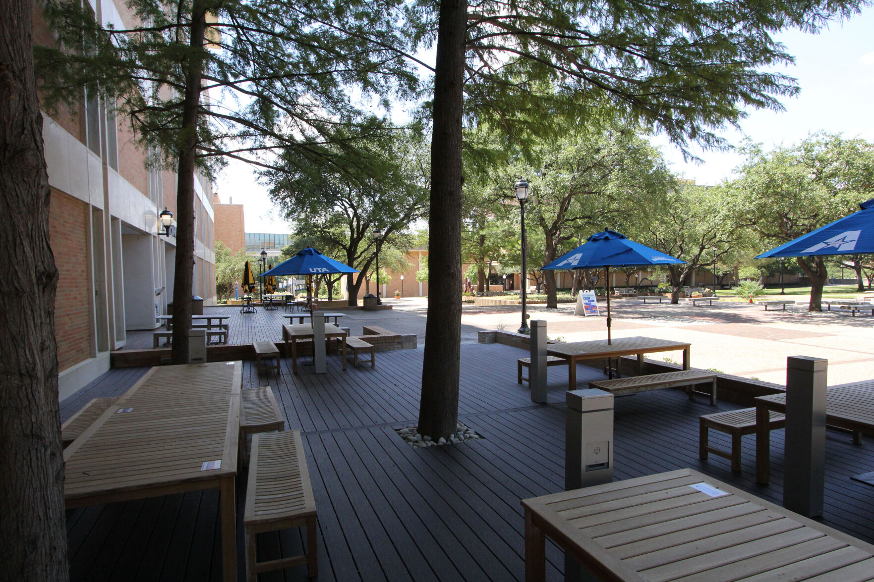 UTA Libraries, Facilities Management complete phase one of library mall