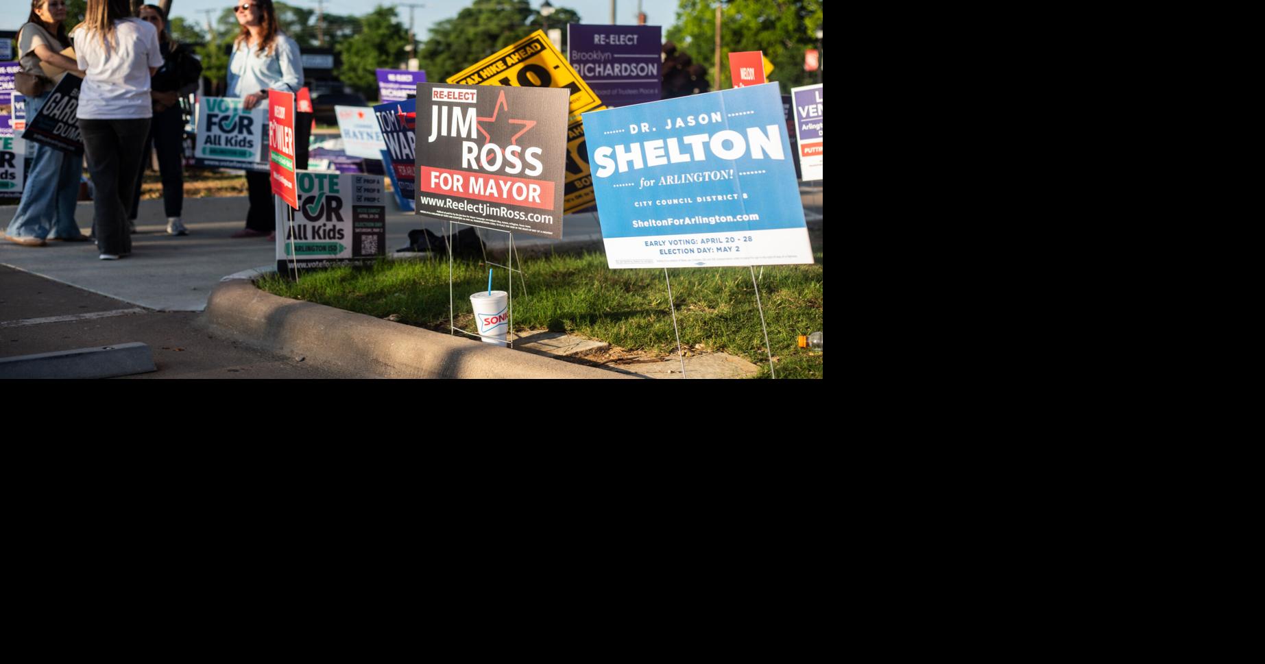 Here are unofficial Arlington election results for mayor, City Council, school board