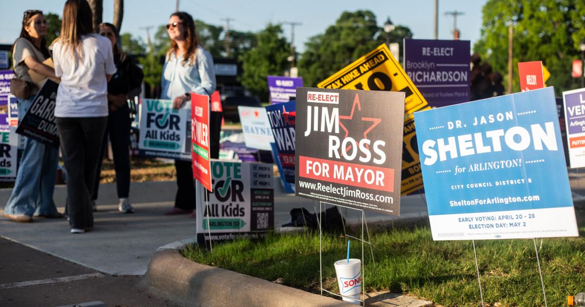 Here are unofficial Arlington election results for mayor, City Council, school board