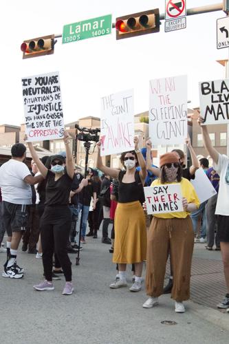 Photos: Protesters march in downtown Dallas demanding justice for black victims of police brutality
