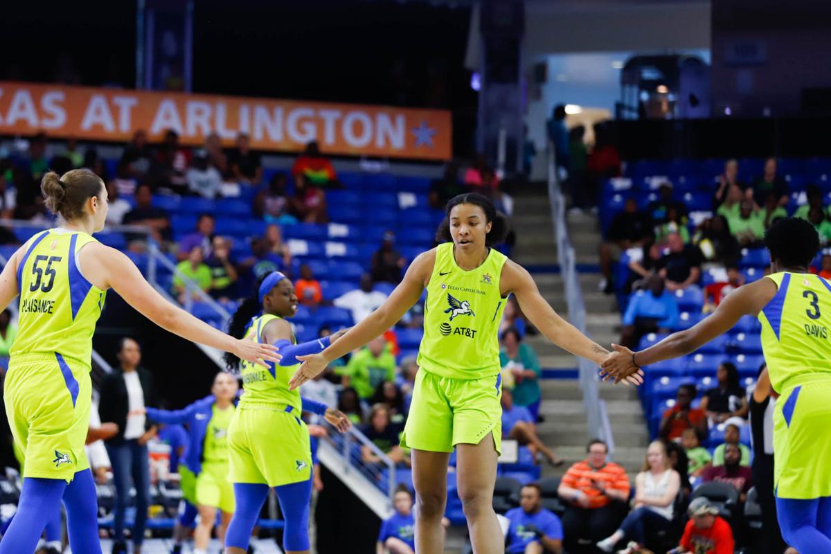 Photos Dallas Wings dominate with 7462 victory against Los Angeles