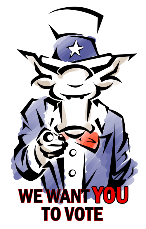 Mav up and vote