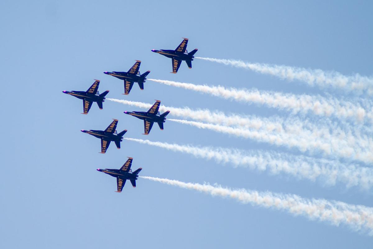 Photos: Blue Angels soar above the Metroplex for Operation America Strong demonstration