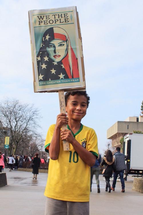 Detroit protesters march in solidarity with Women’s March on Washington