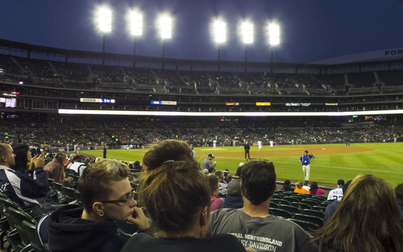 Comerica Park hosts Wayne State Night, Mobile