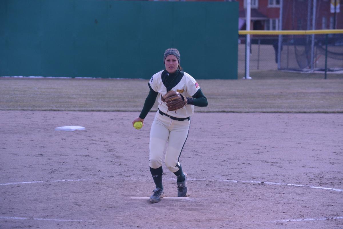 Warriors Softball Brave The Cold In Doubleheader Against Walsh Mobile Thesouthend Wayne Edu