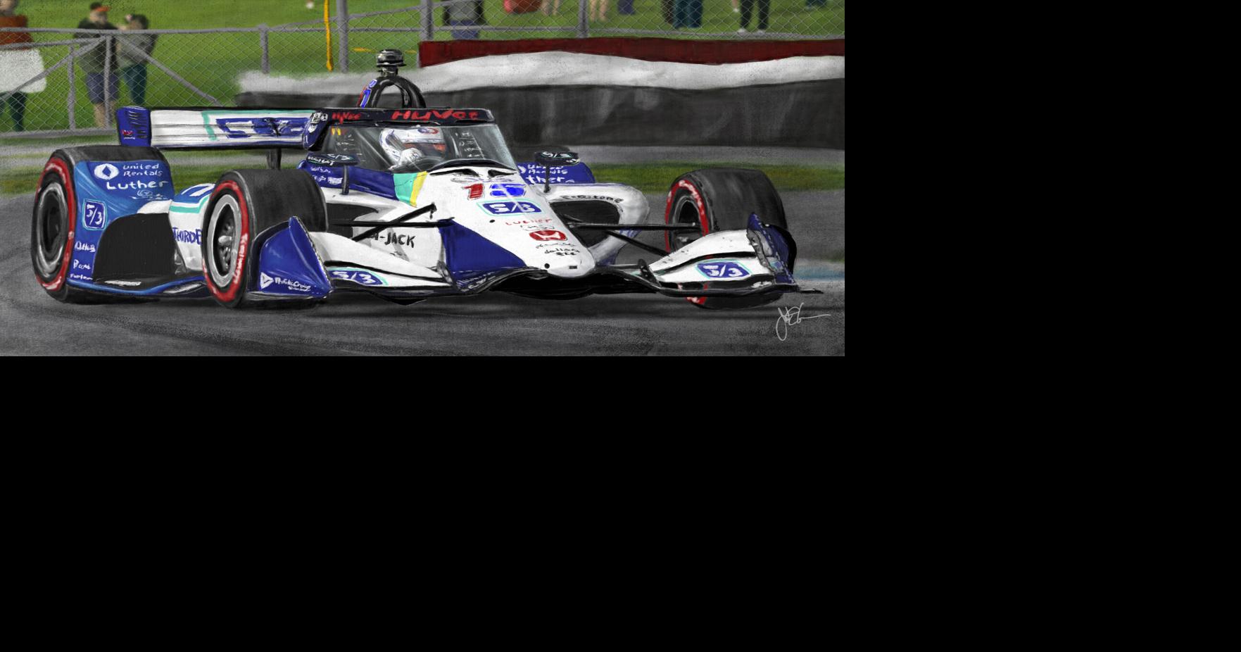 Each May, with unique artworks, Indiana artists say, 'Welcome Race Fans'