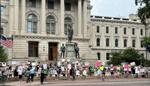 Anticipating state abortion ban, protesters continue to descend on Statehouse