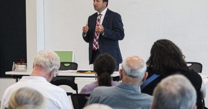 Pitching a plan: State lawmaker tries to build support for eliminating property taxes