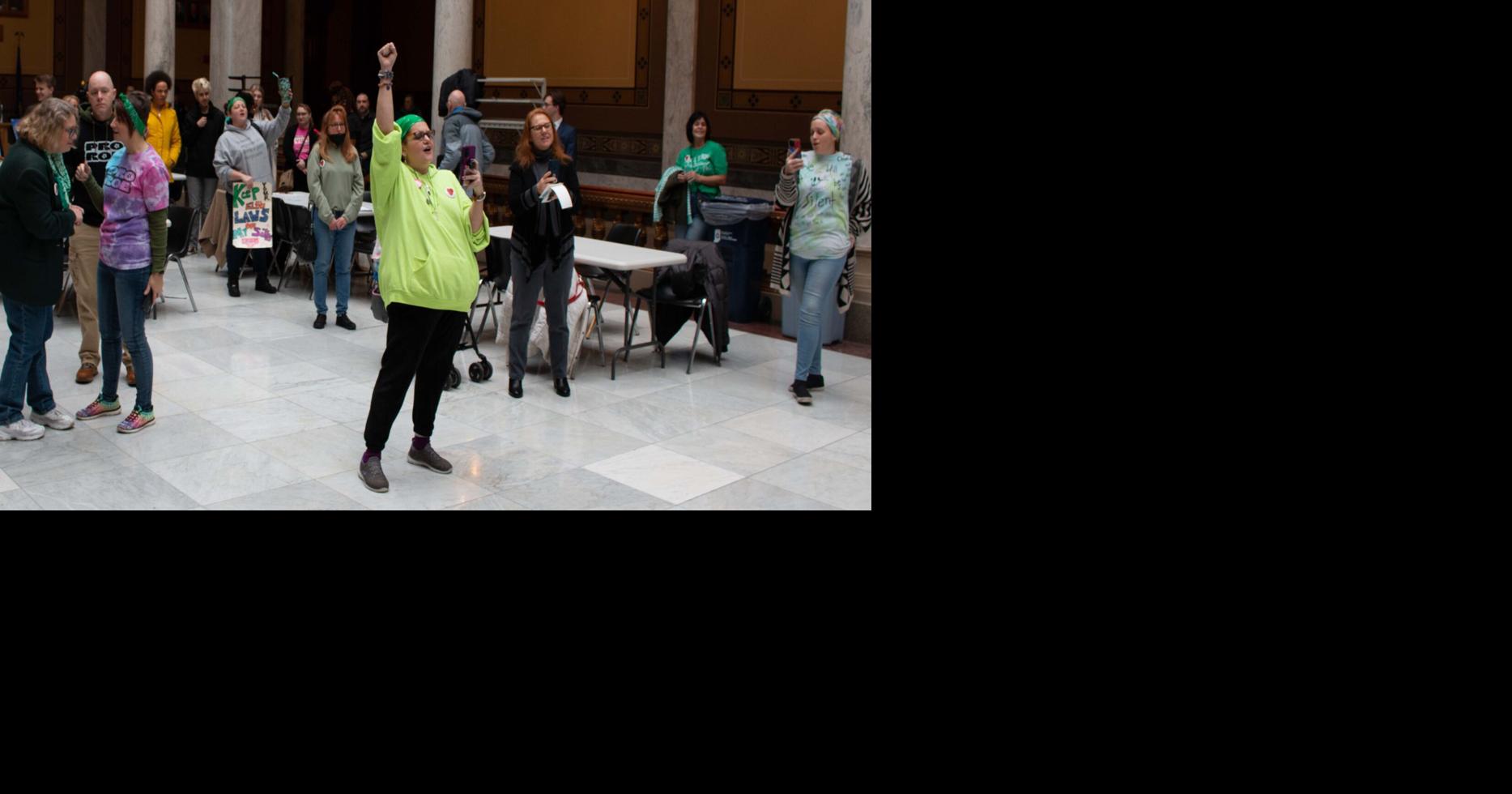 A fraught day at the Indiana Statehouse as court takes up abortion ban ...