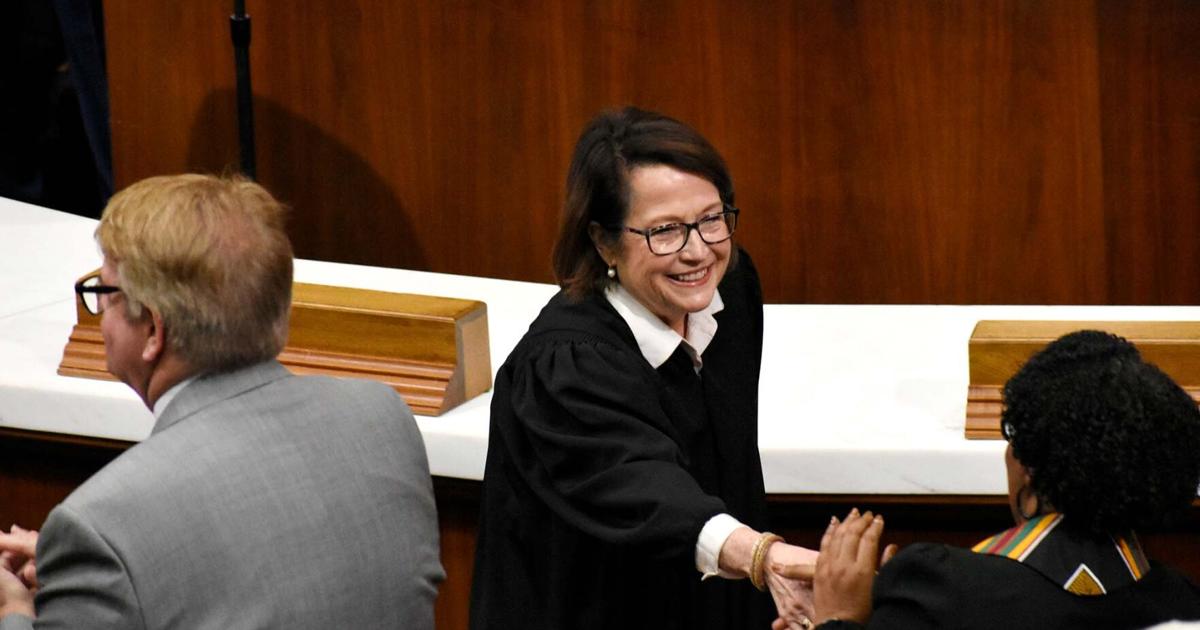Justice Sarah Inness ‘All rise’: Indiana chief justice highlights judicial system wins in ...