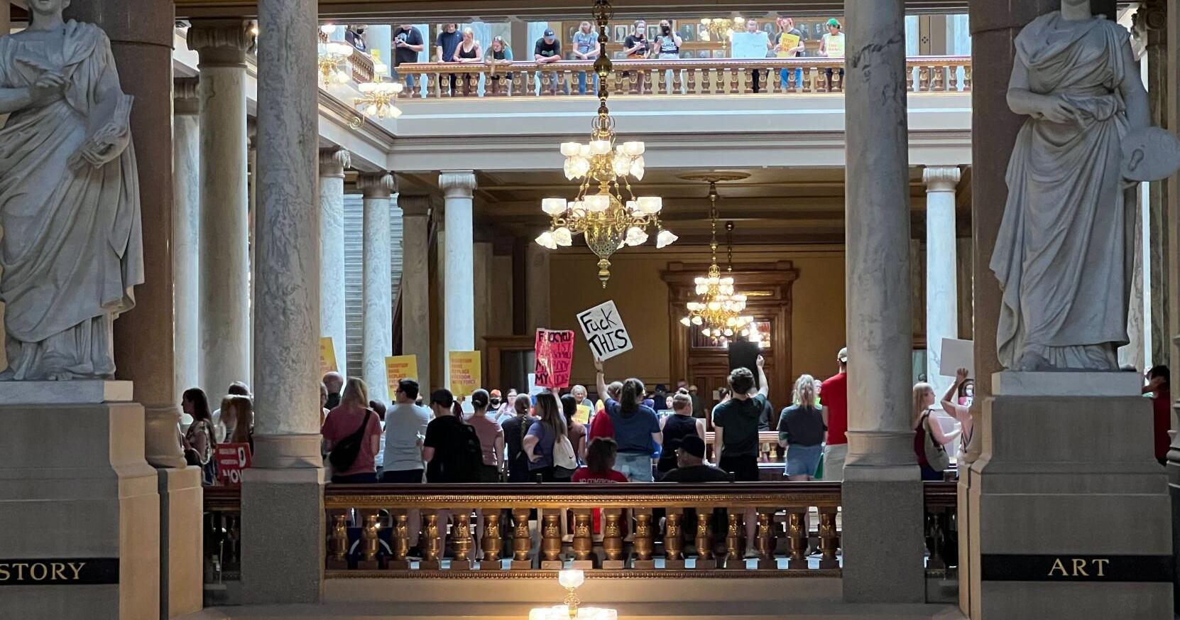 Special session likely to ban abortion begins with day of raucous protest - Vimarsana News