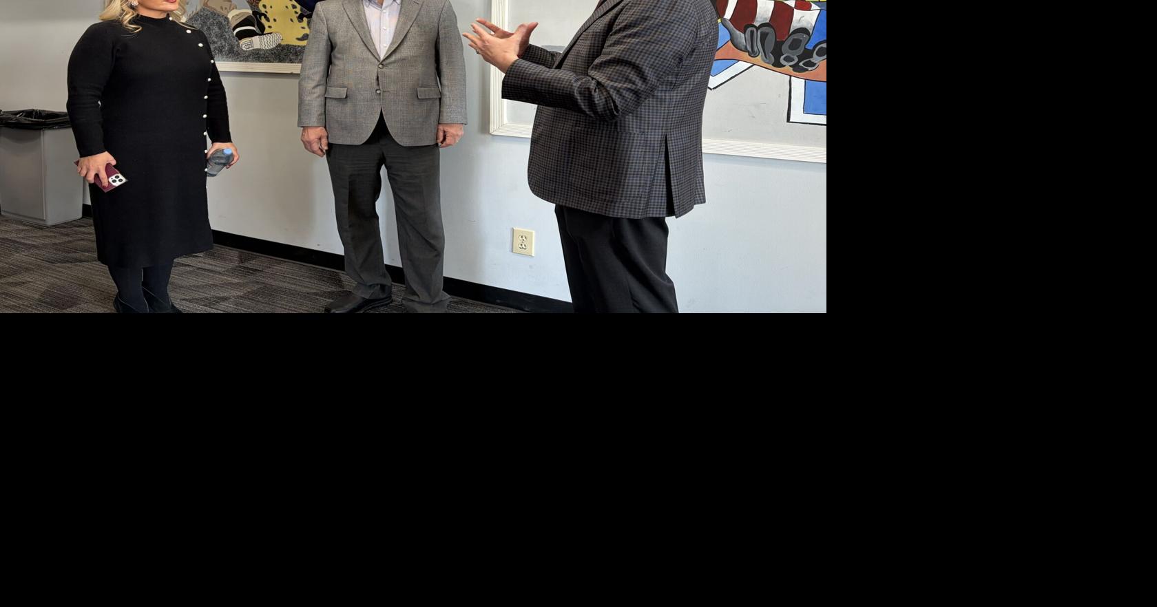 When the governor stops to see a local school, administrators hope he also hears their needs