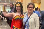 Comic Con and the Dem convention—same time, same place, same ideals, say mom/daughter duo