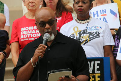 Gun safety rally held at Indiana Statehouse