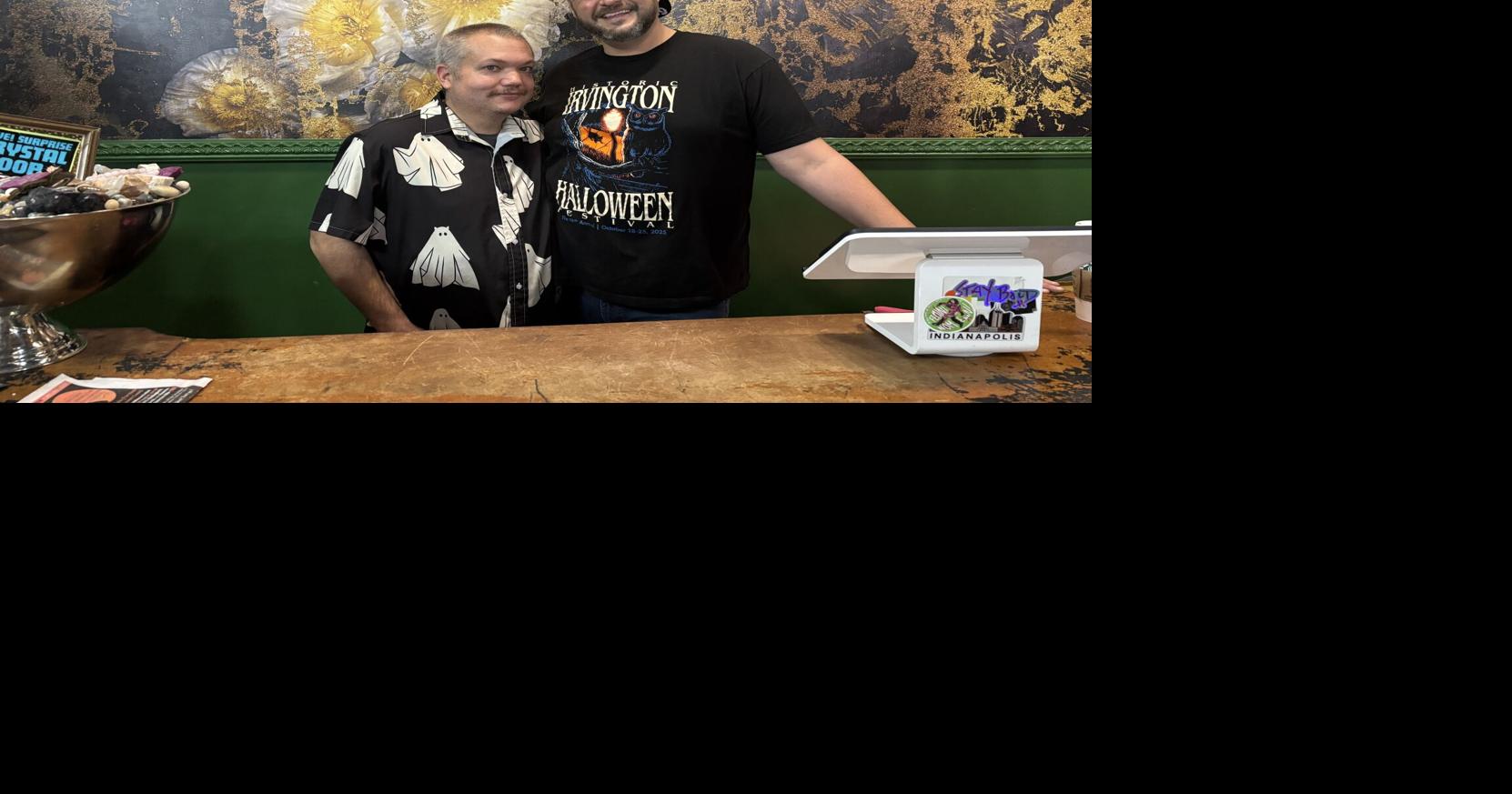 Eclectic Irvington Shop Halloween Decor