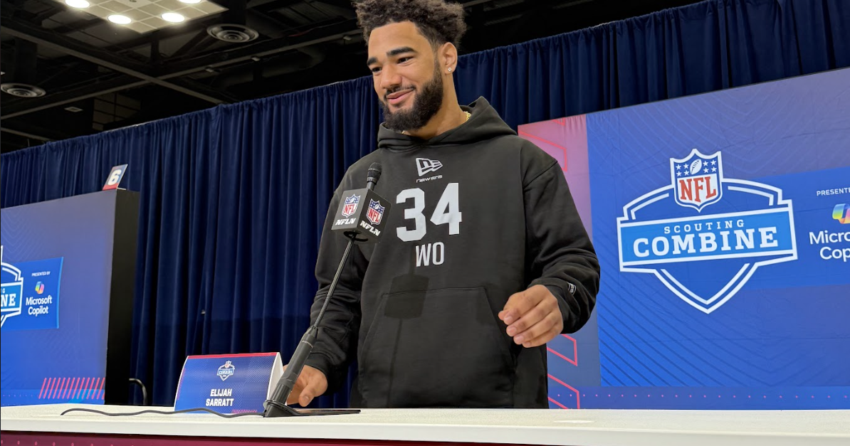 How Elijah Sarratt’s college years shaped his journey to the Combine