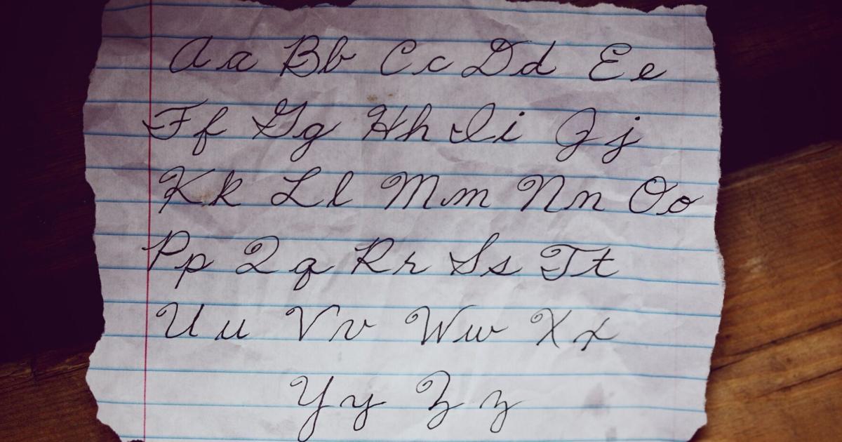 Isdania Cursive Indiana schoolchildren could once again learn cursive | Politics ...
