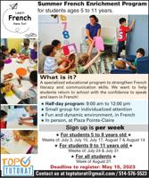 Summer French Enrichment Program