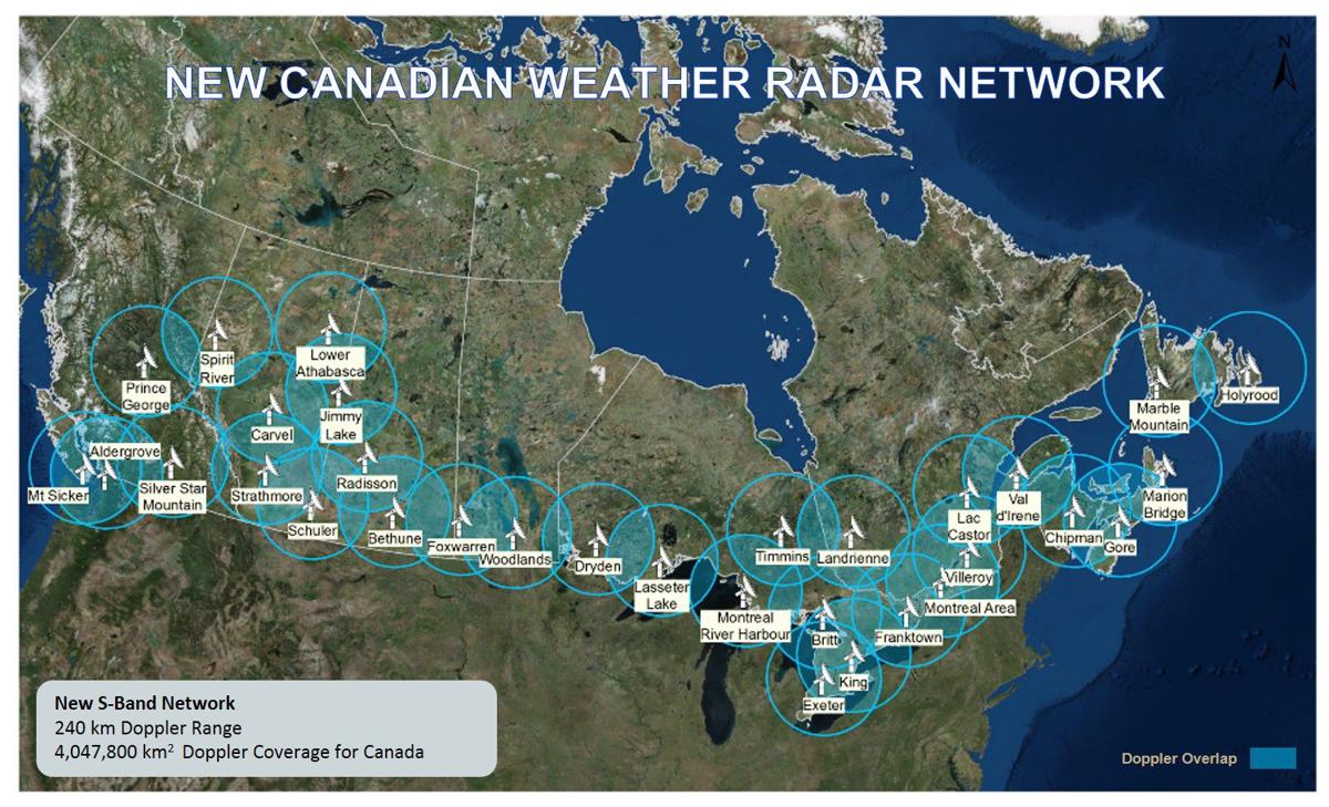 Implementation of new weather radar will help keep Canadians safe this