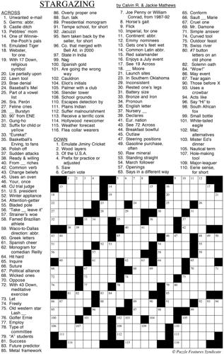 Stargazing Crossword Puzzle | Fun | thesuburban.com