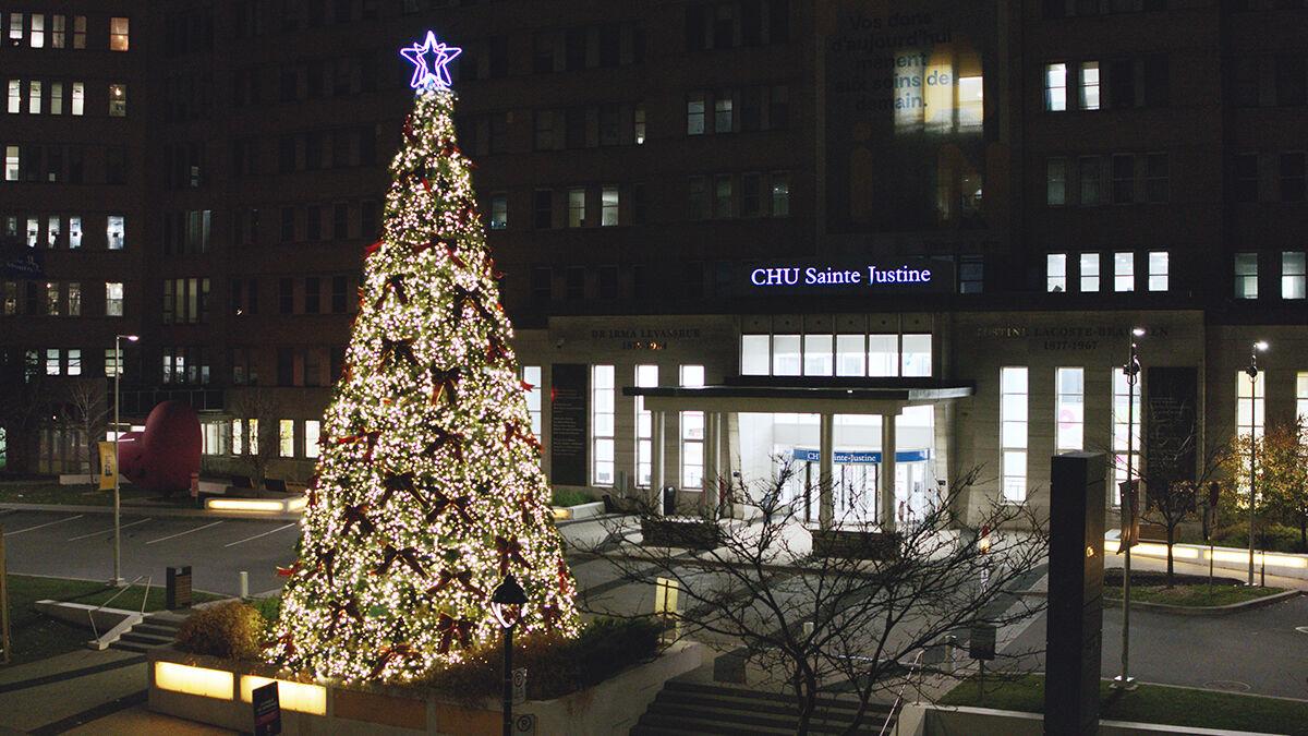 Thirteenth annual SainteJustine Tree of Lights campaign breaks a new