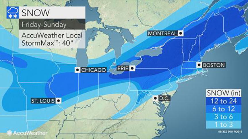 Powerful winter storm to impact southern Quebec this weekend | Suburban ...