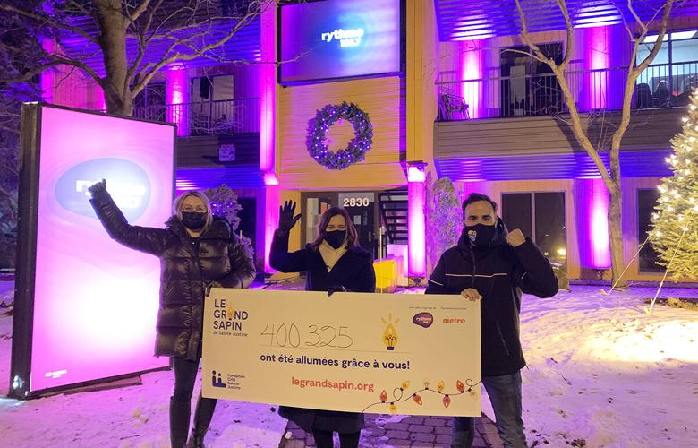Thirteenth annual SainteJustine Tree of Lights campaign breaks a new