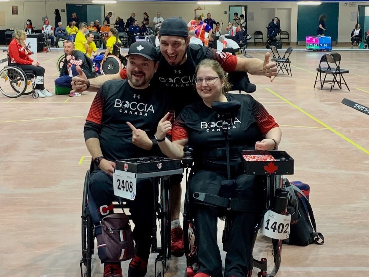 Local para athletes golden at Montreal World Boccia Cup Sports