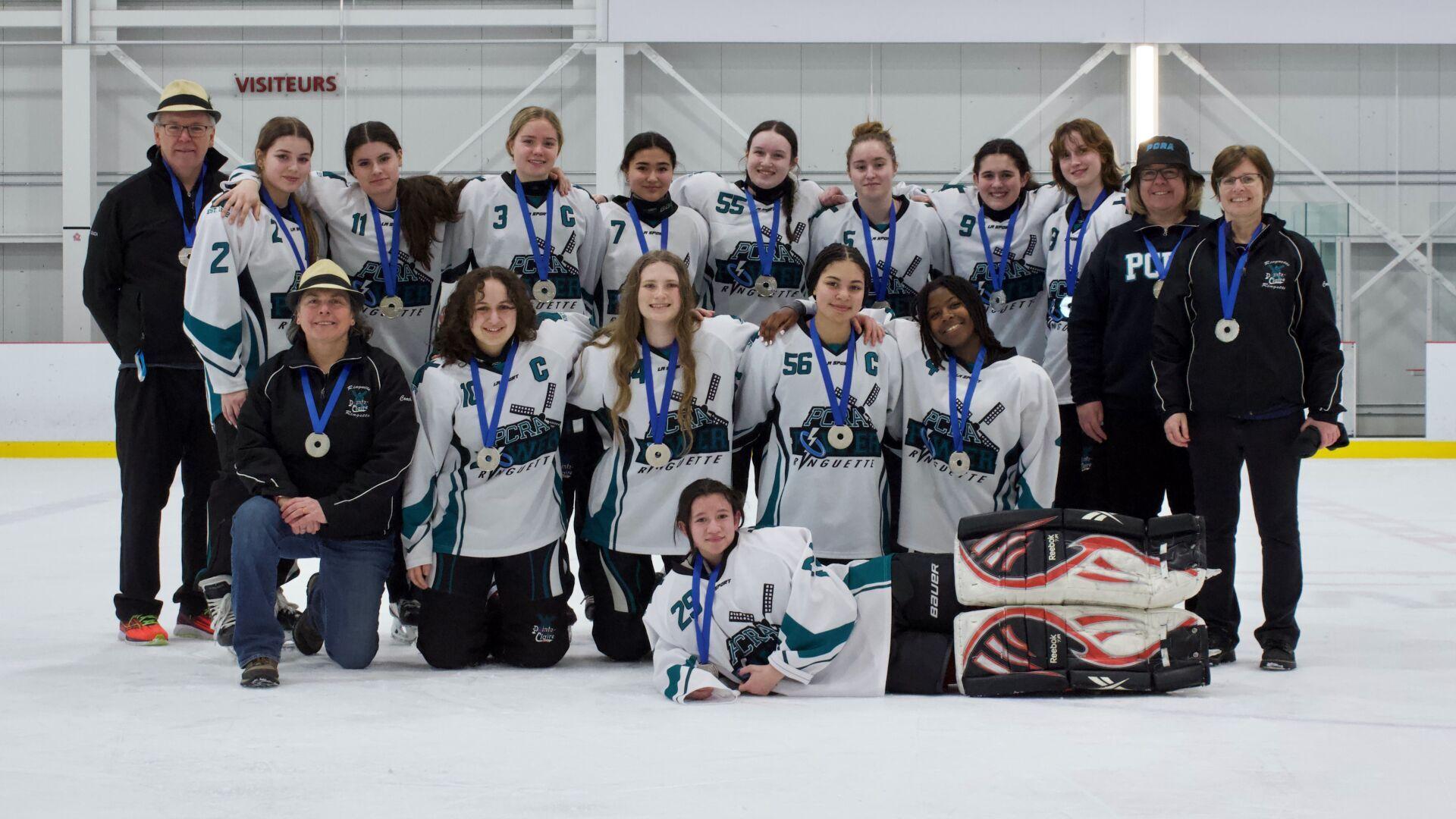 Pointe Claire U16 A’s heading to Eastern Canadian Ringette