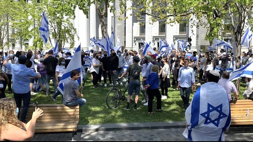 Palestinian protestors violently attack Montreal's Israel ...