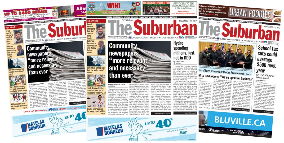 Suburban publisher declares community newspapers quot more relevant and