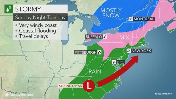 Coastal storm to impact southern Quebec Tuesday | Suburban Weather ...