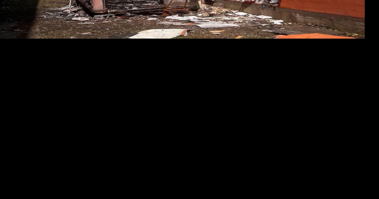 Mosque damaged from fire