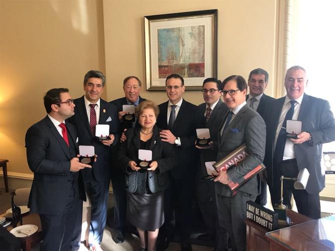 Amos Sochaczevski awarded Senate's Canada 150 medal 