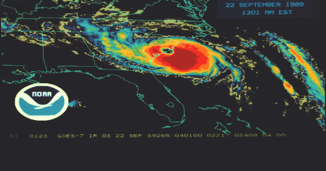 Hurricane Hugo - Carolinas to Montreal in September 1989 ...